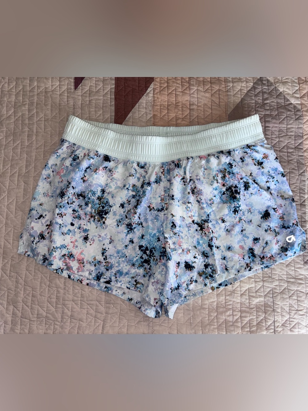 New Gap Fit Light Blue Active Running Shorts Sz L